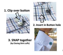 Load image into Gallery viewer, Magnetic Any-Shirt Cufflinks - CLIP OFF Suit &amp; Tie Accessories 