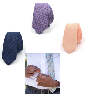 Tie + Tie Stay Bundle - CLIP OFF Suit & Tie Accessories 