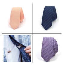 Load image into Gallery viewer, Tie + Tie Stay Bundle - CLIP OFF Suit &amp; Tie Accessories 